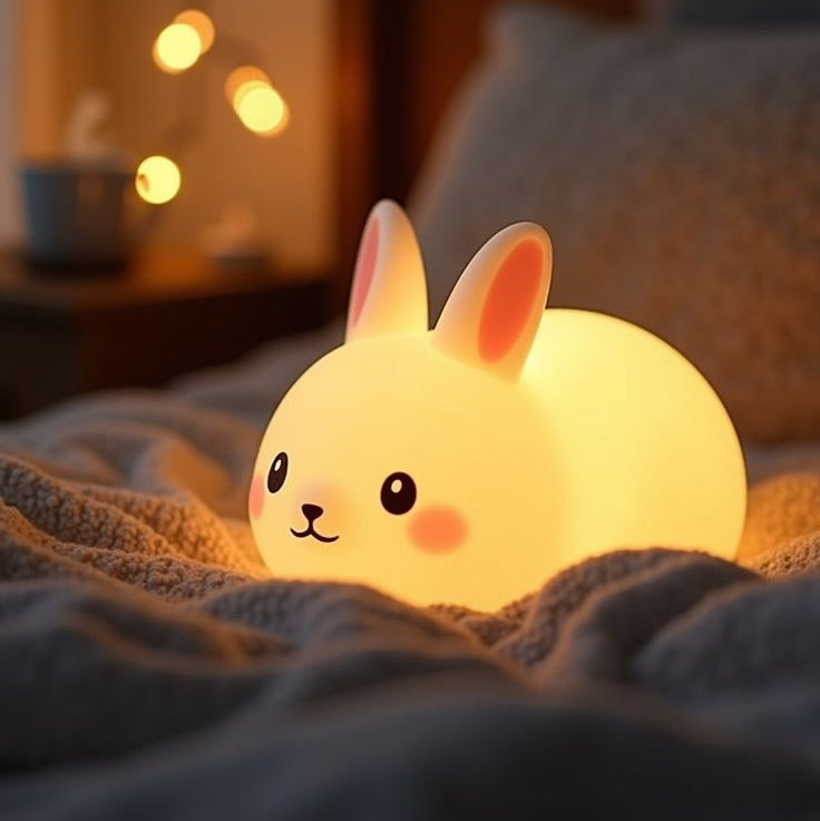 Cute Rabbit Silicone Lamp