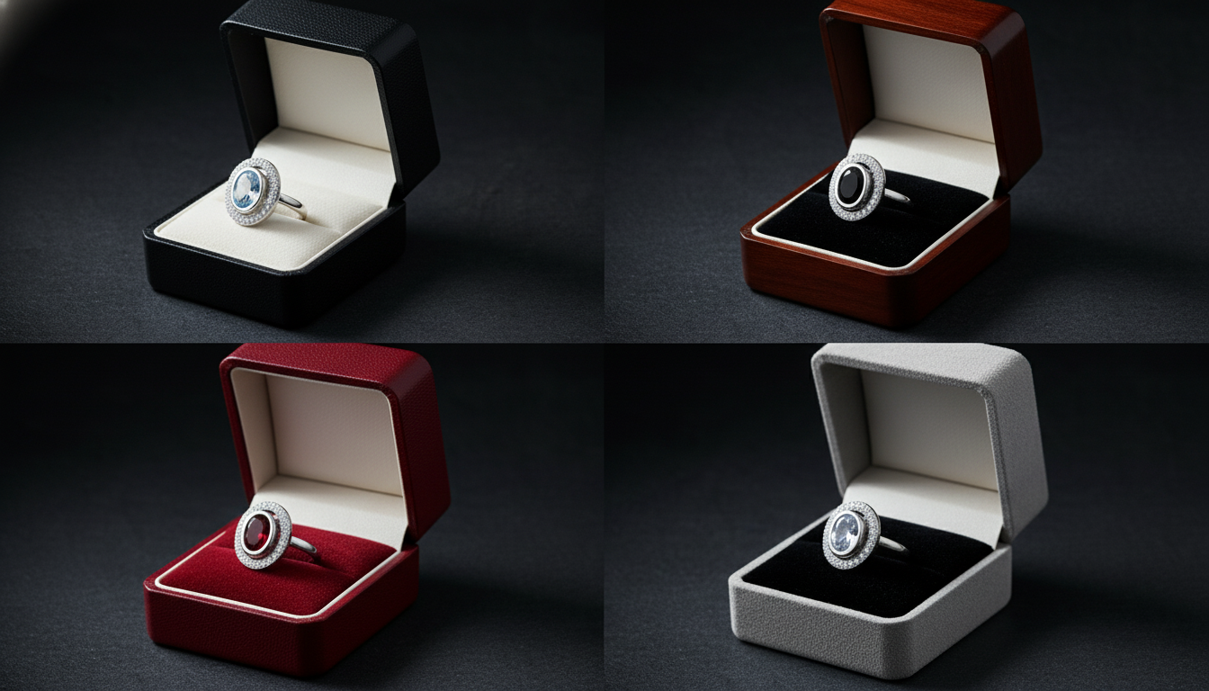 Oval Gemstone Halo Rings Crystal Inlay – Elegant Jewelry for Women