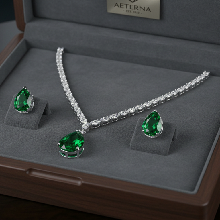 ERoyal Silver Crystal Setxample product