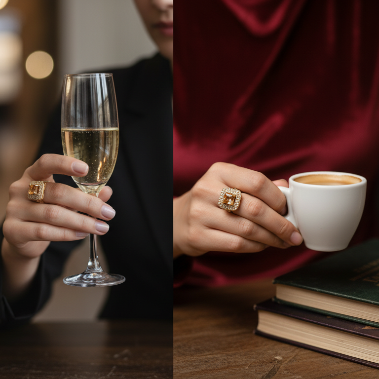 Cushion Cut Halo Ring – Elegant Empress Jewelry