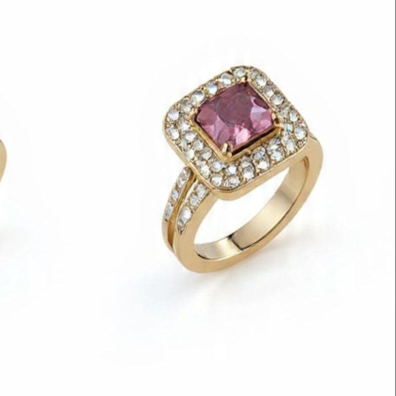 Cushion Cut Halo Ring – Elegant Empress Jewelry