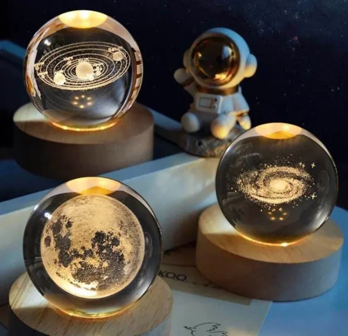 1 Pc USB LED Galaxy Crystal Ball Lamp