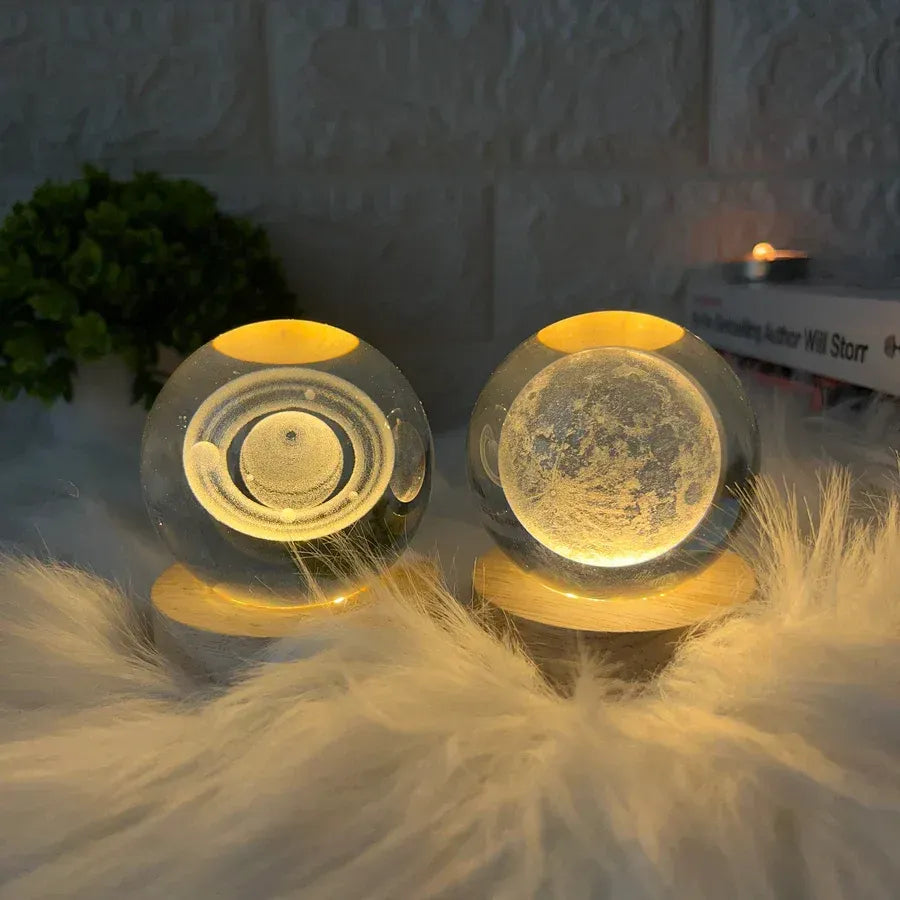 1 Pc USB LED Galaxy Crystal Ball Lamp