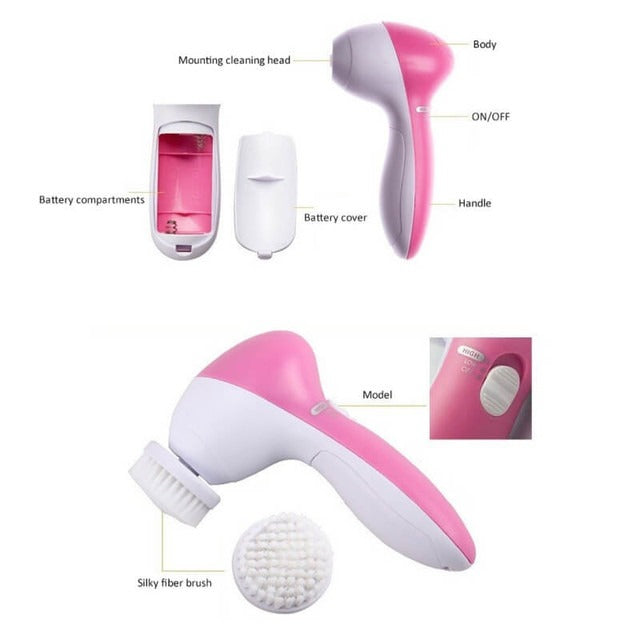 5 in 1 Facial Electric Cleanser