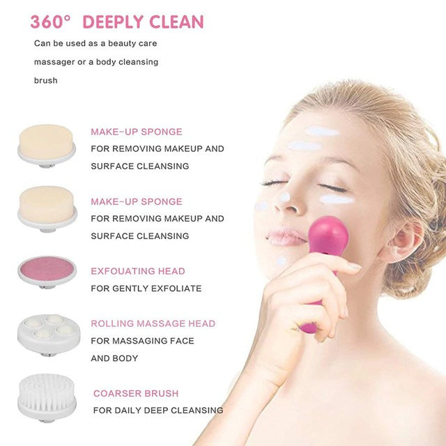 5 in 1 Facial Electric Cleanser
