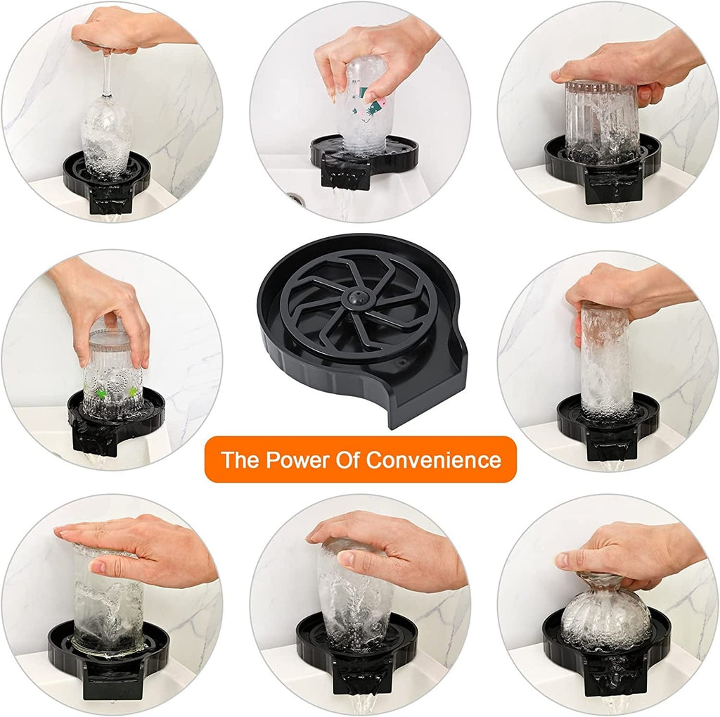 High Pressure Faucet Glass Rinser Automatic Cup Washer Bar Kitchen Beer KTV Milk Tea Cup Cleaner