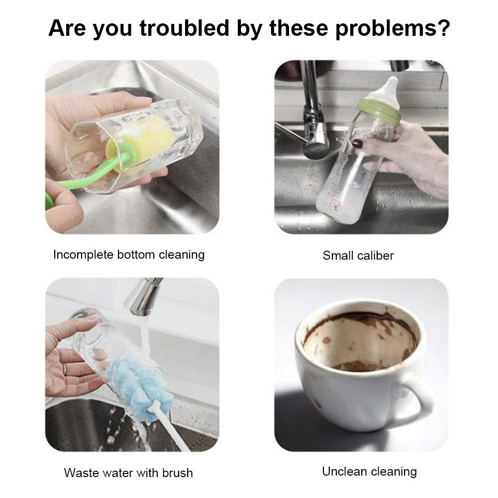 High Pressure Faucet Glass Rinser Automatic Cup Washer Bar Kitchen Beer KTV Milk Tea Cup Cleaner