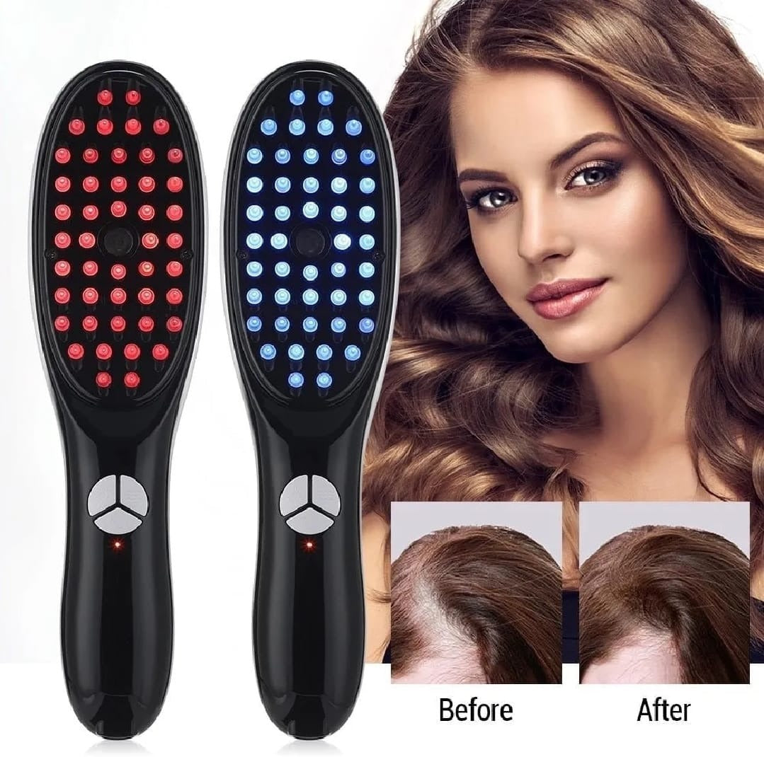 Rechargeable Electric Hair Growth Comb with Steam Spray