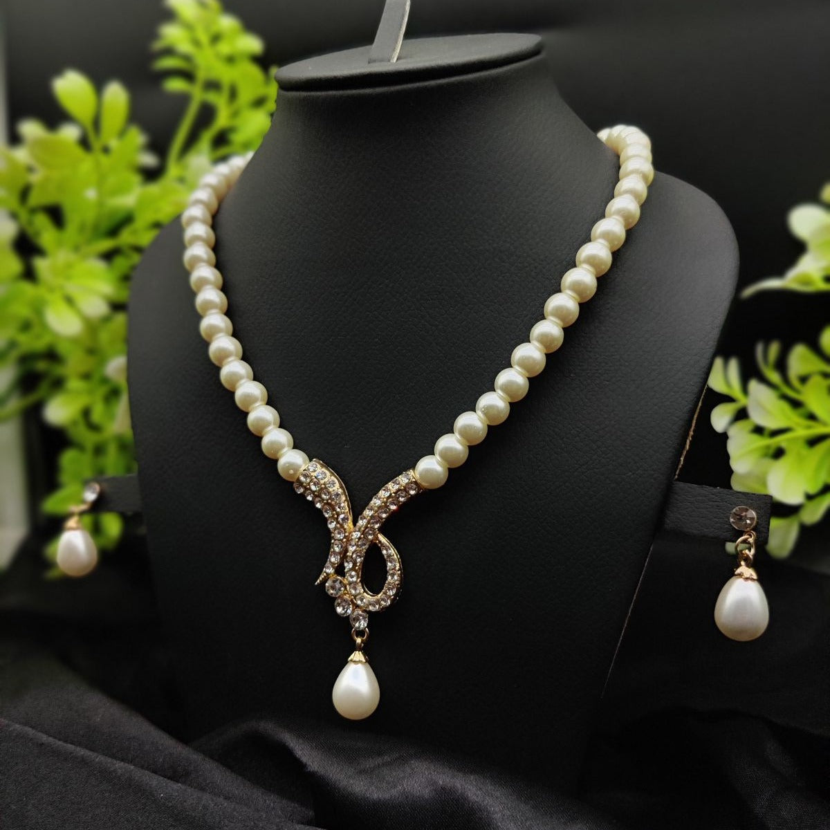 Necklace Set with Radiant Pendant & Earrings | Girls & Women Fashion