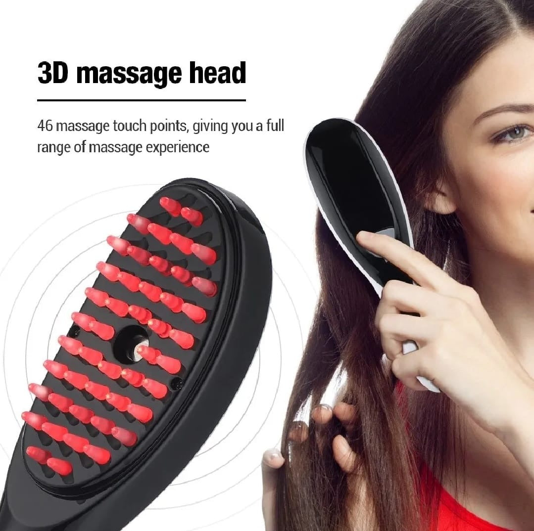 Rechargeable Electric Hair Growth Comb with Steam Spray