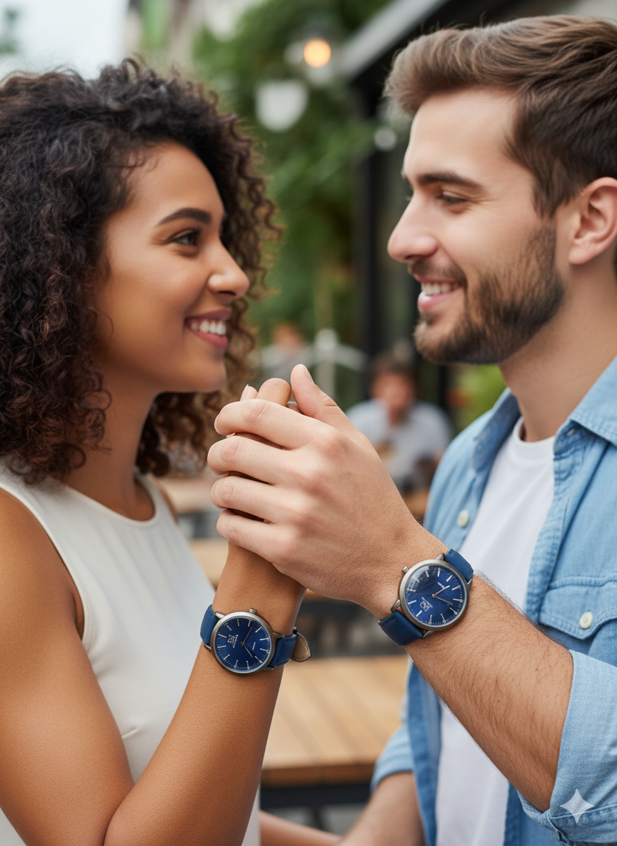 Pack of 2 BG Couple Watches