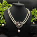 Imported Exquisite Double-Strand Pearl Necklace
