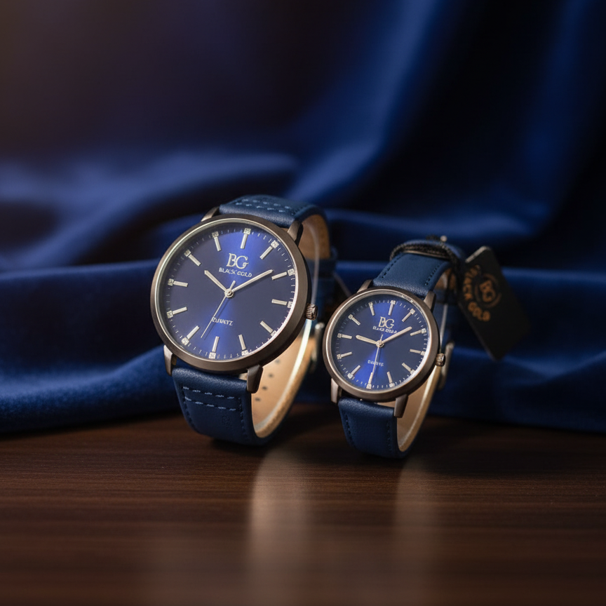 Pack of 2 BG Couple Watches