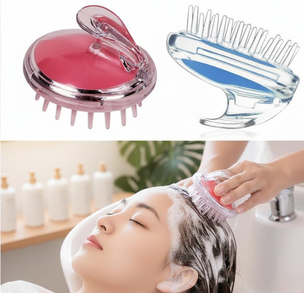 Hair Wash Brush & Scalp Massage Comb