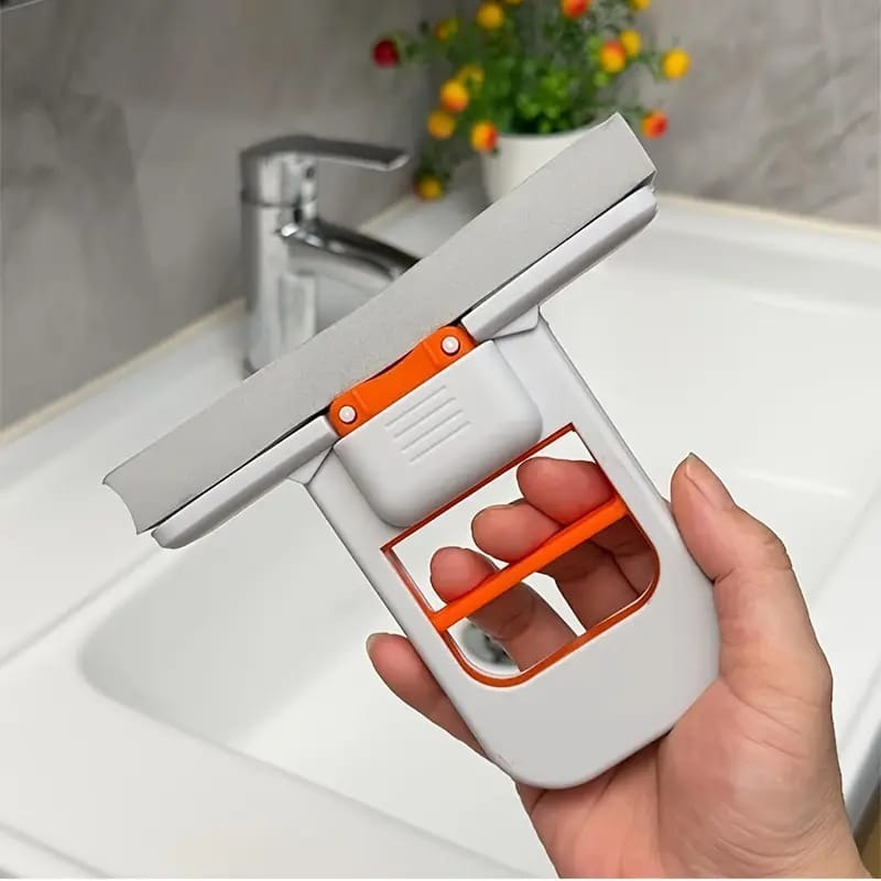 Portable Wet & Dry Cleaning | Self‑Squeezing Mop for Kitchen, Bathroom, Car & Glass