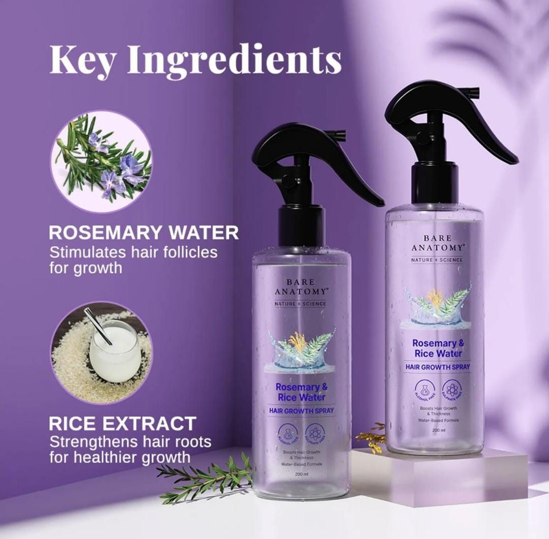 Bare Anatomy Rosemary And Rice Water