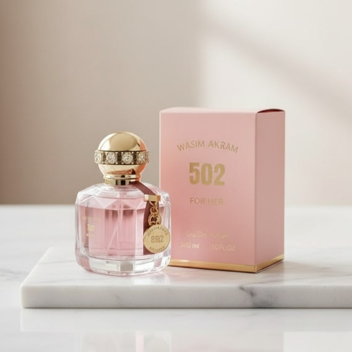 B.502 Wasim Akram Perfume for Her – 100ml Long-Lasting Fragrance