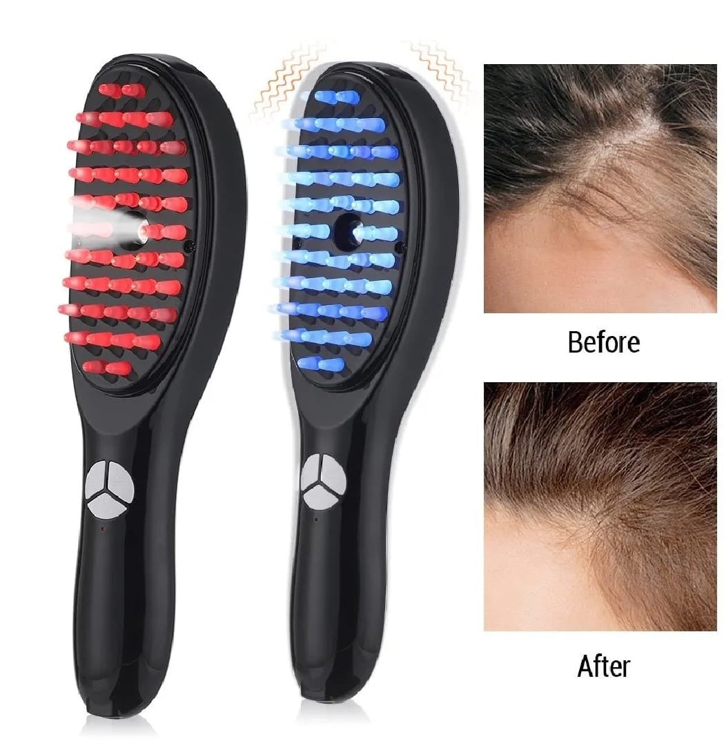 Rechargeable Electric Hair Growth Comb with Steam Spray