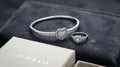 Hearts Ring Set Hearts Collection –Diamond-Encrusted Bangle & Ring Set