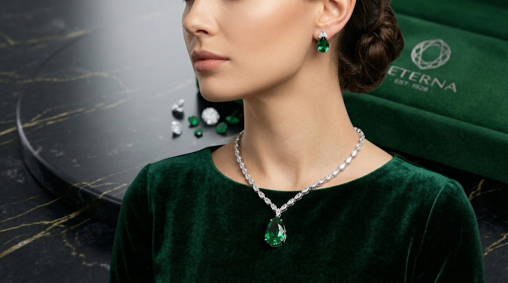 ERoyal Silver Crystal Setxample product