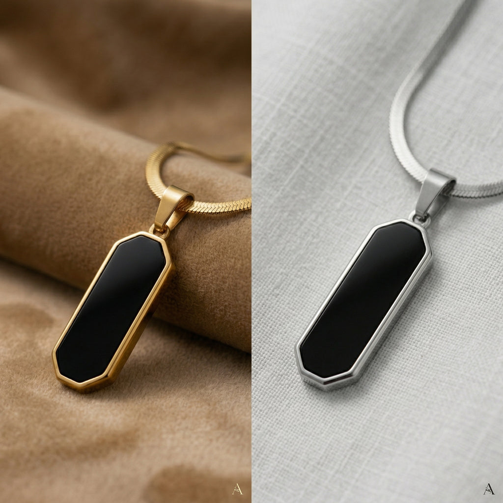 everyday wear men pendant necklace-Modern Style Necklace for Men 