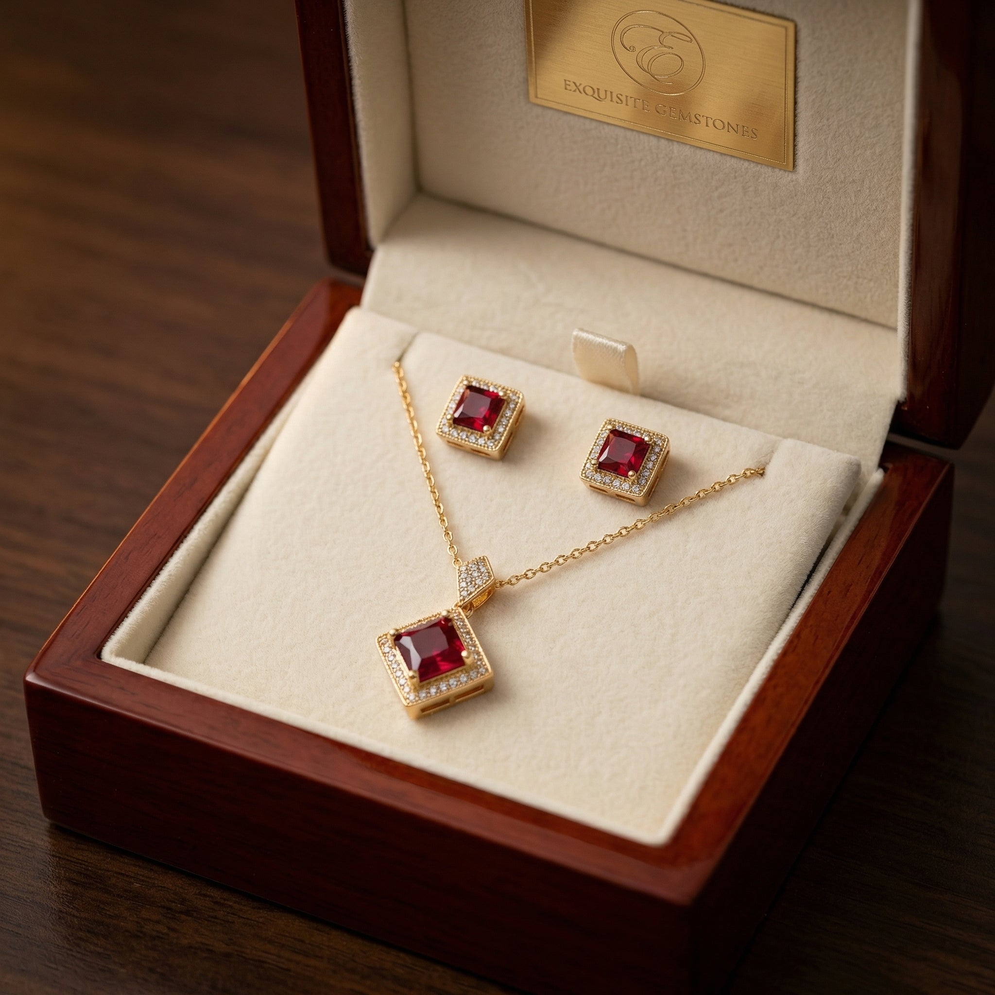 Vintage Gold Jewelry Set for Women – Elegant  Design for Weddings 